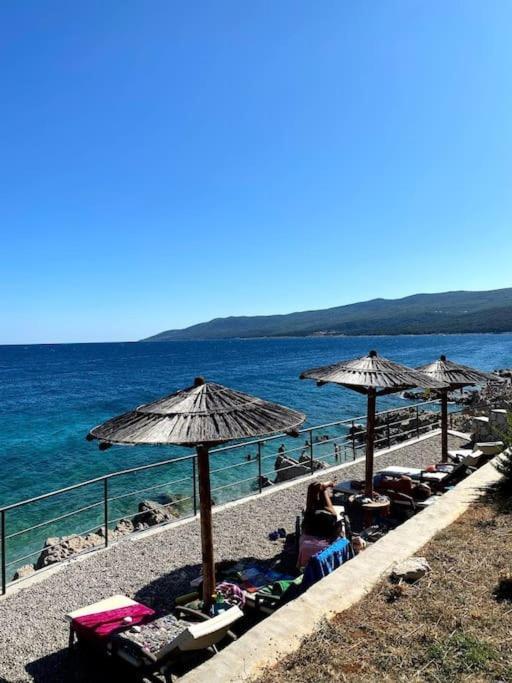 Studio Vesna With A Terrace And Sea View Rabac Dış mekan fotoğraf