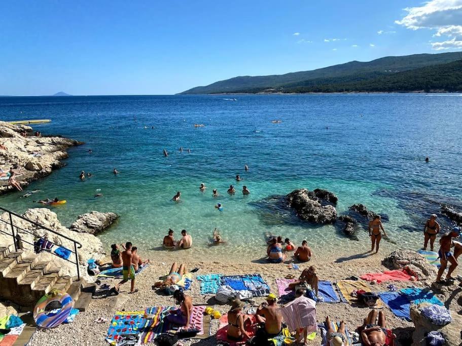 Studio Vesna With A Terrace And Sea View Rabac Dış mekan fotoğraf