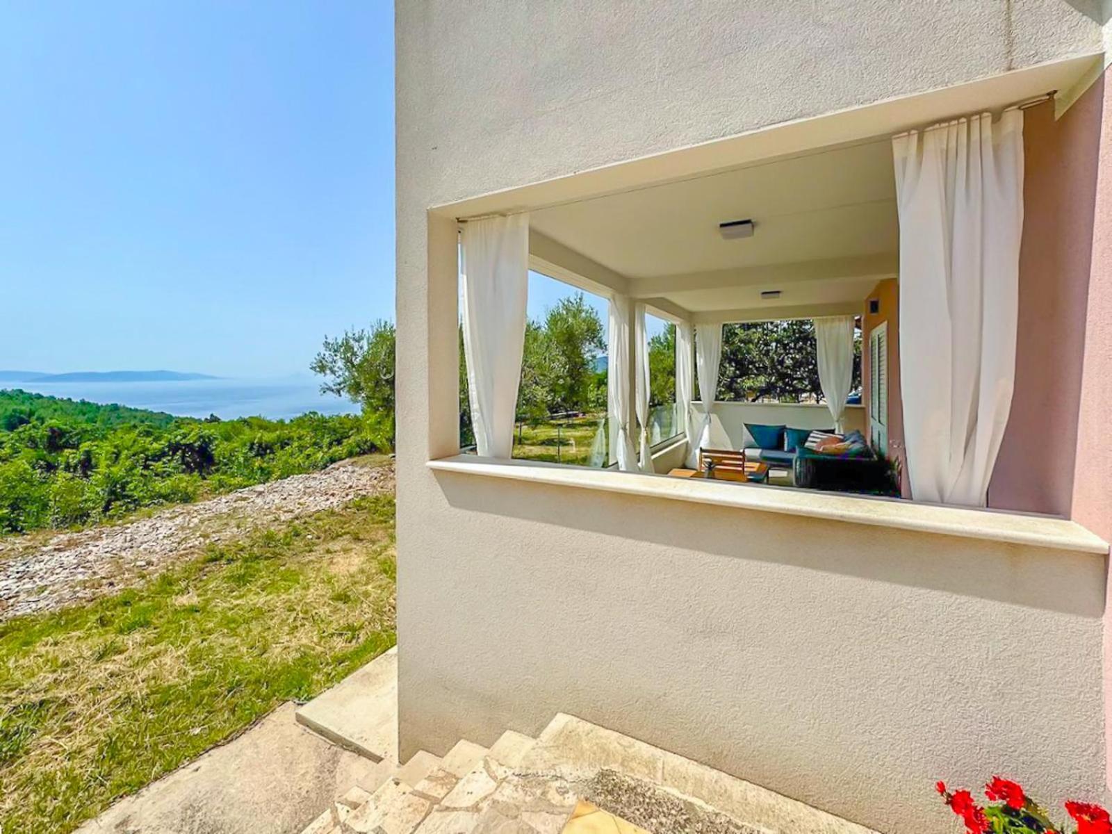 Studio Vesna With A Terrace And Sea View Rabac Dış mekan fotoğraf