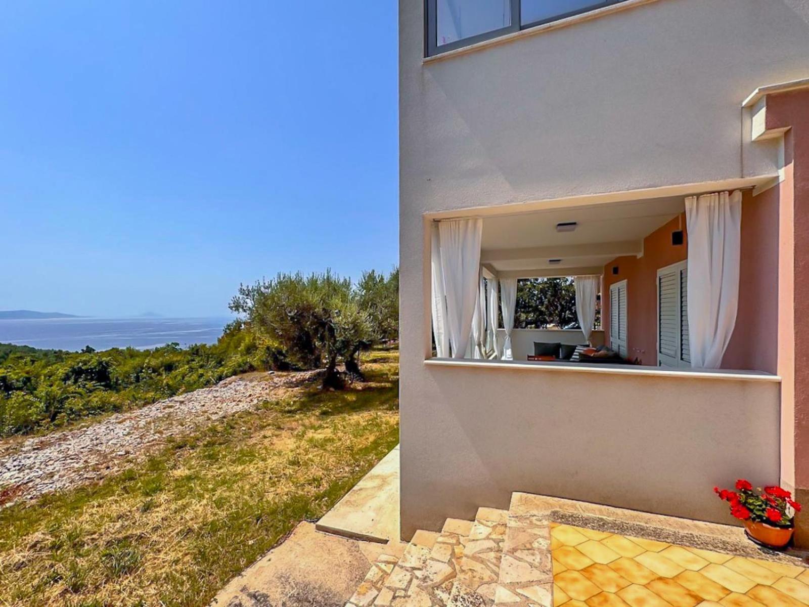 Studio Vesna With A Terrace And Sea View Rabac Dış mekan fotoğraf